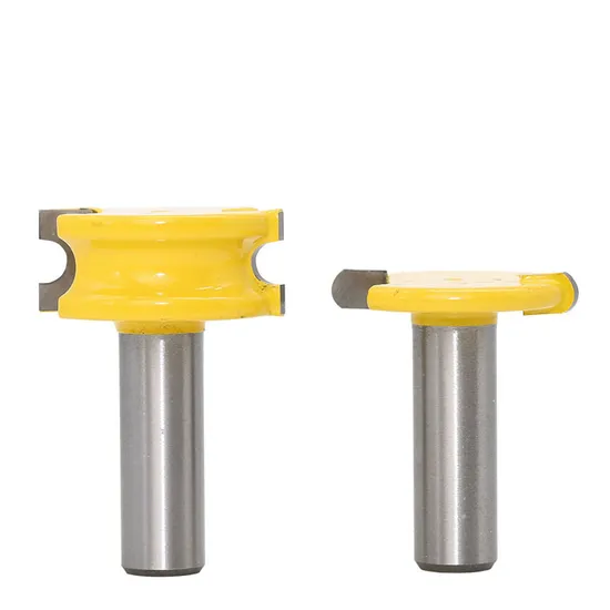 2PCS 1/4in 1/2in Shank Milling Cutter Router Bit Set Woodworking Trimming Engraving